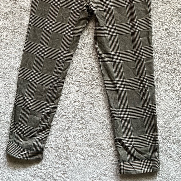 Wild Fable Khaki Pleated Plaid Trousers - Picture 4 of 12